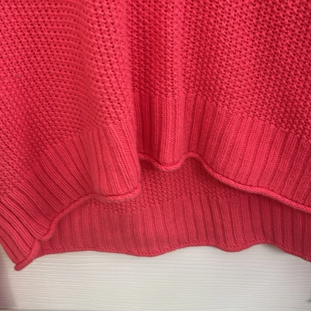 Pink Coral American Eagle Cotton Sweater Size Small - Picture 3 of 5